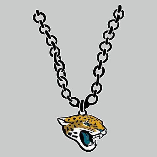 Jacksonville Jaguars Necklace logo vinyl decal